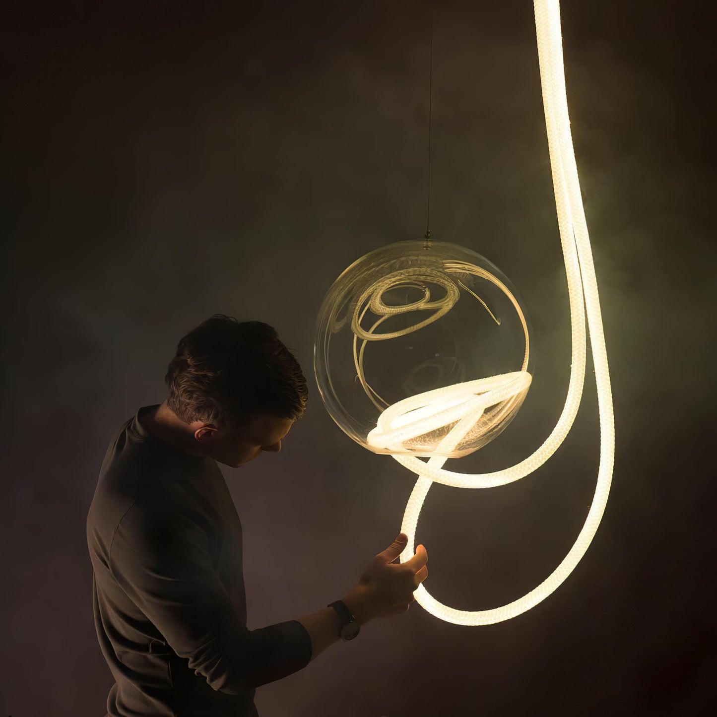 Lampa wisząca liniowa Solevka