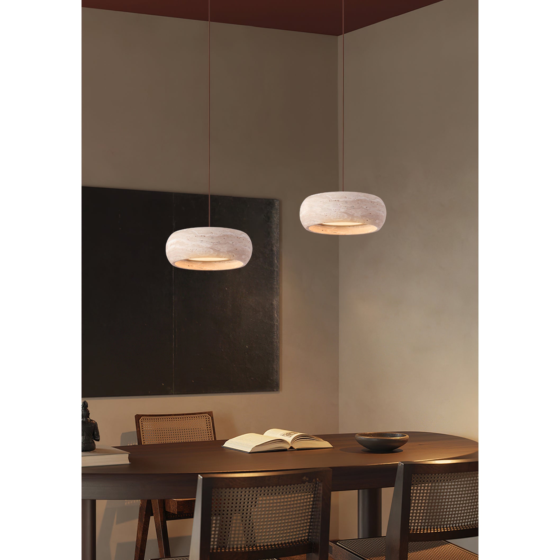 Lampa wisząca okrągła Tomanar