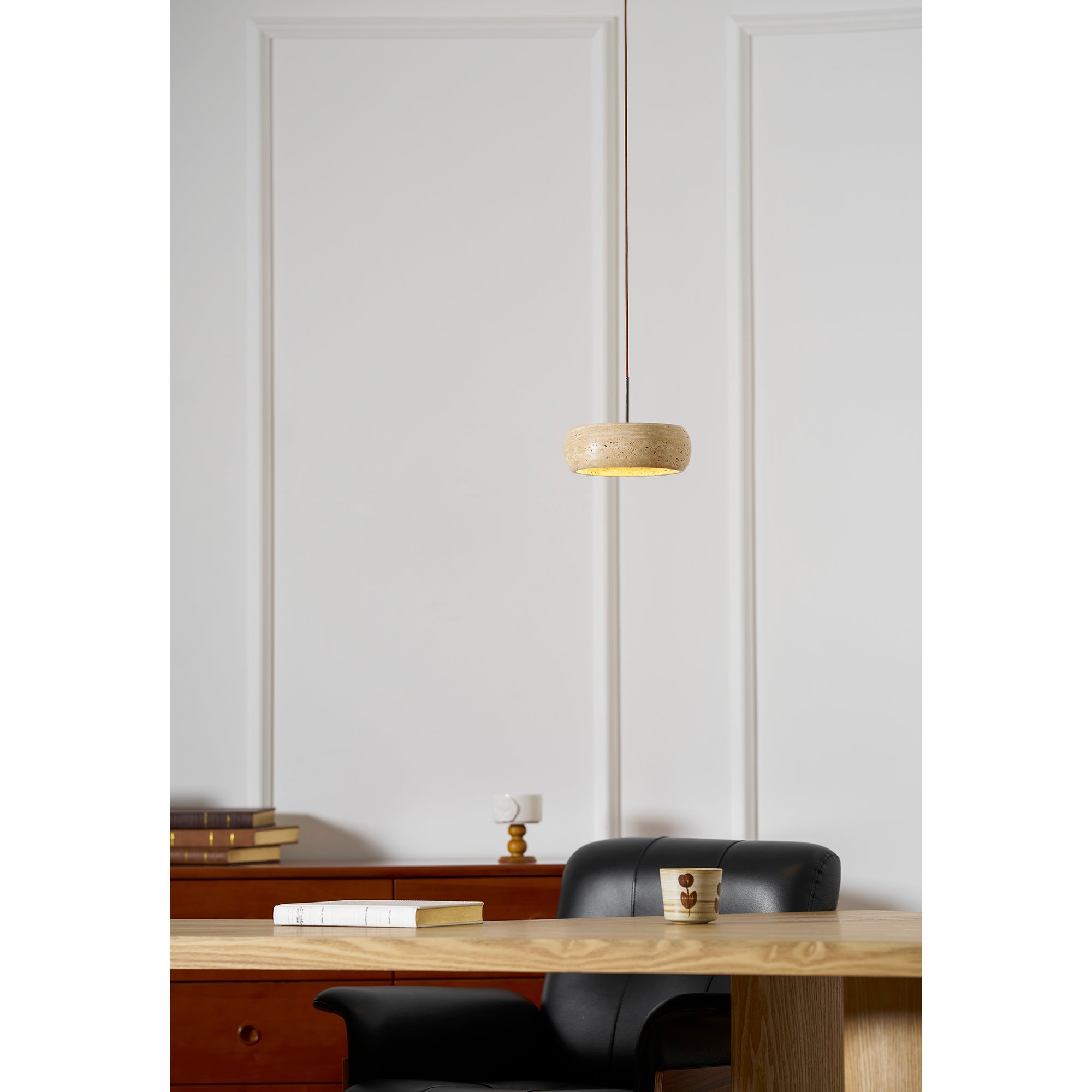Lampa wisząca okrągła Tomanar