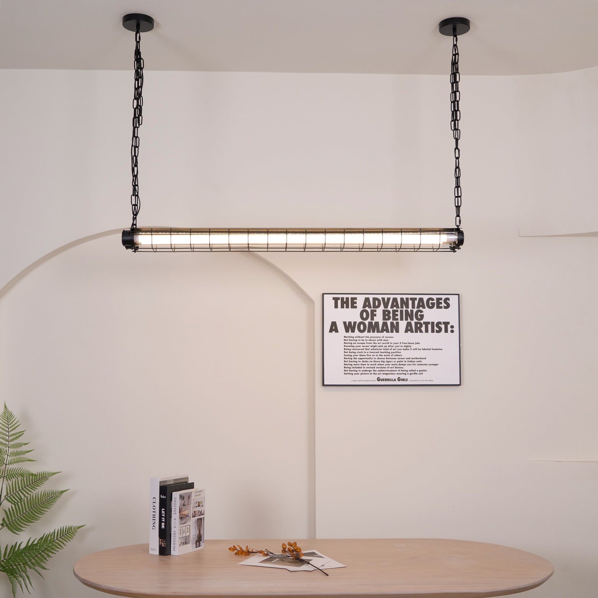Lampa wisząca liniowa Fenka