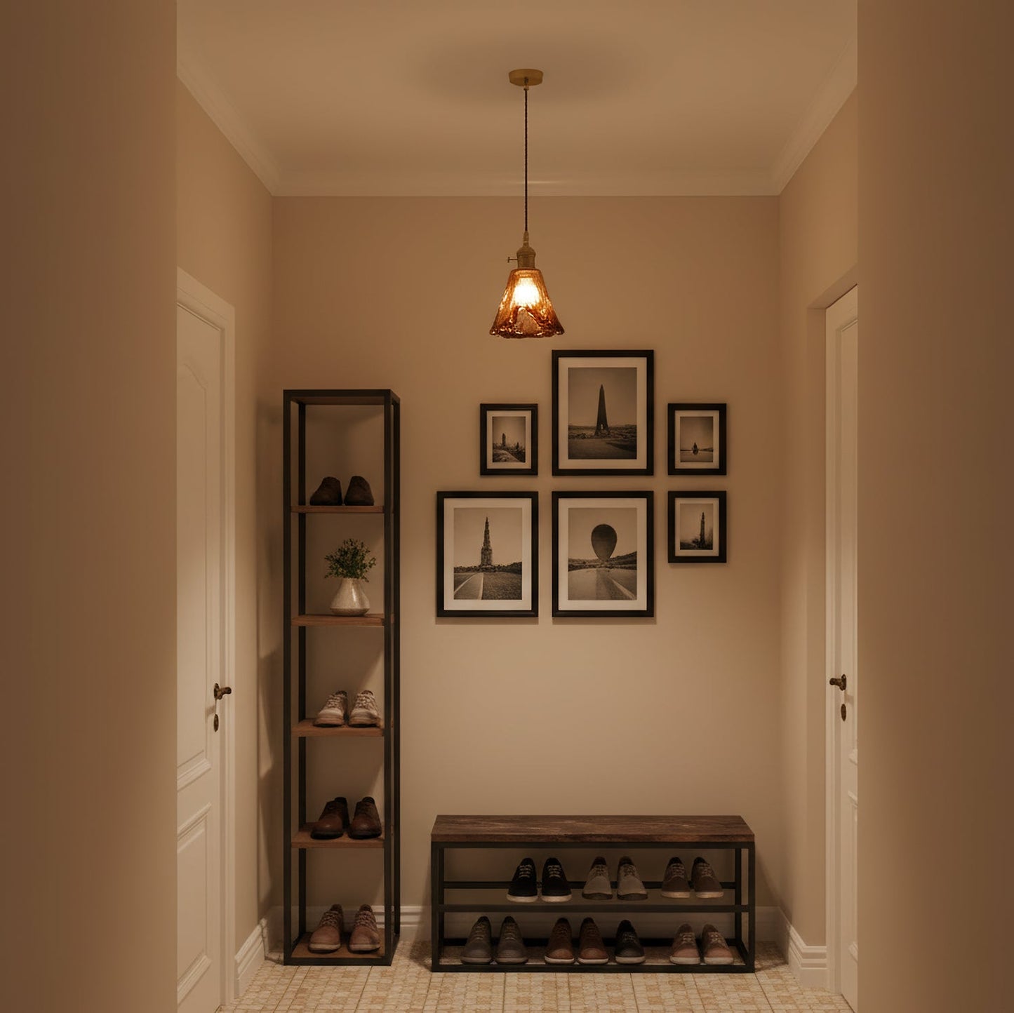 Lampa wisząca vintage Wikevol