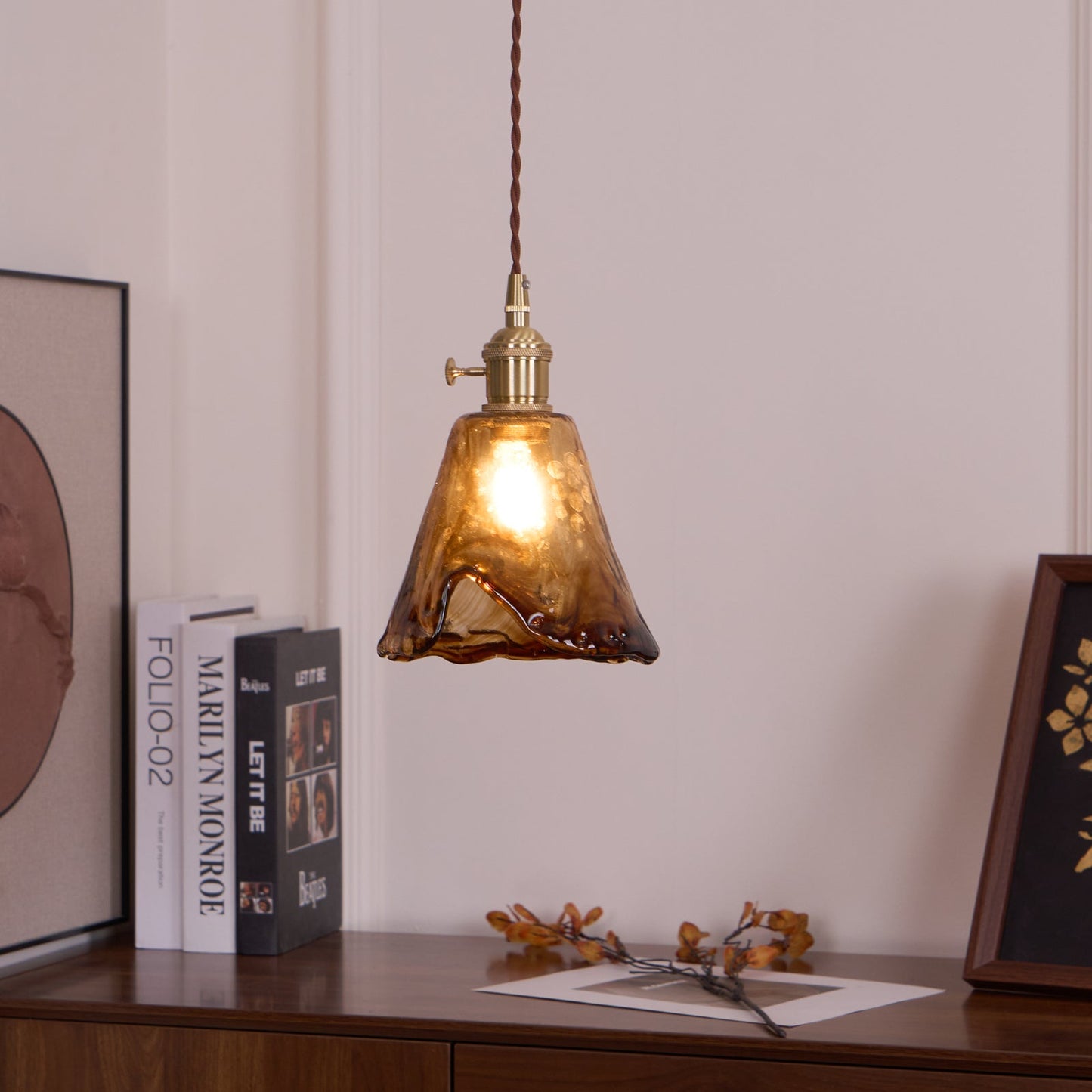 Lampa wisząca vintage Wikevol