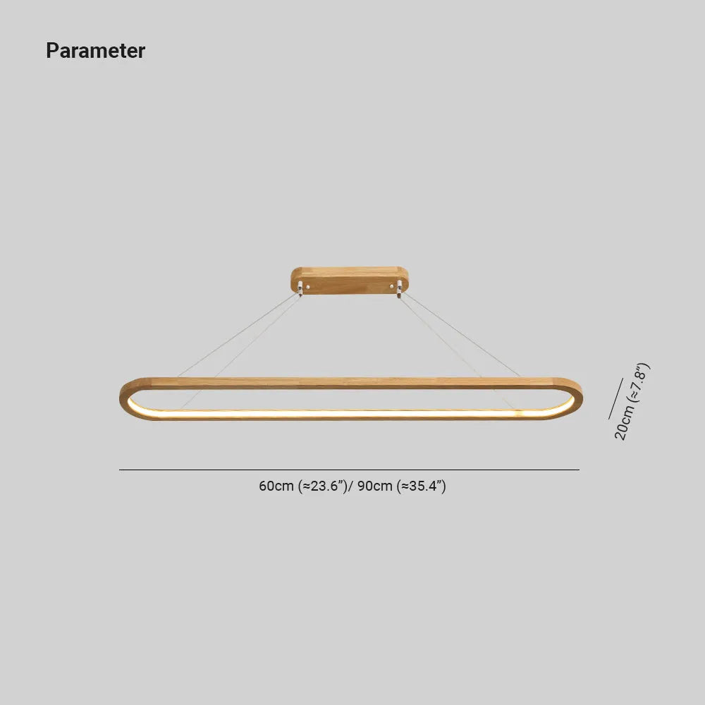 Lampa wisząca owalna Klaer