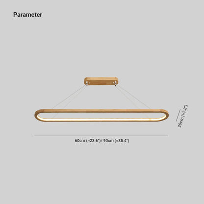 Lampa wisząca owalna Klaer