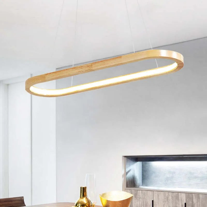 Lampa wisząca owalna Klaer