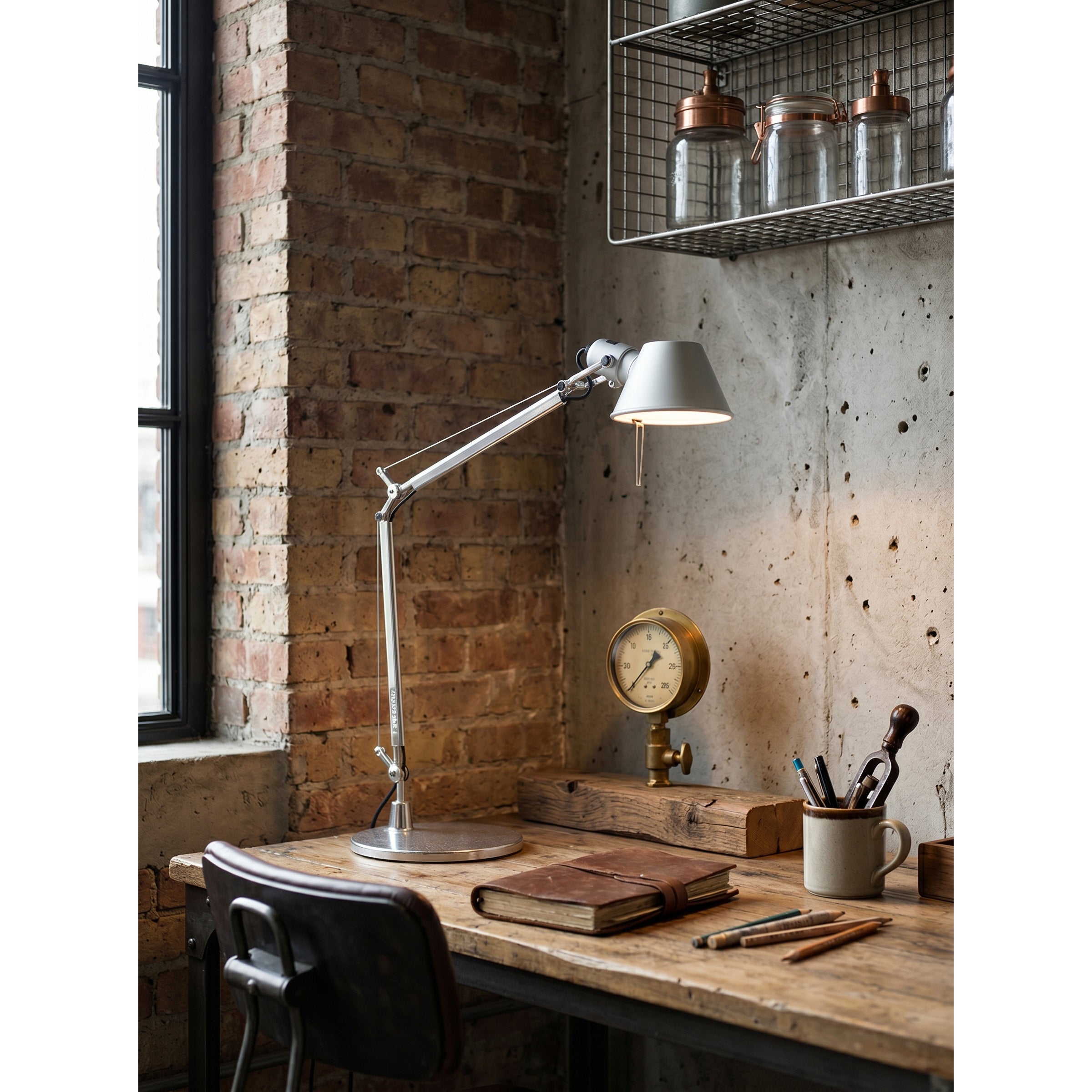 Lampa stołowa regulowana Serio