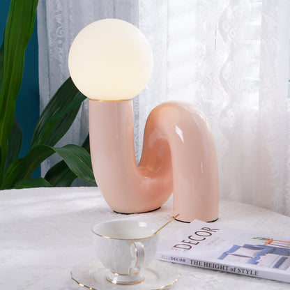 Lampa stołowa spiralna Radal