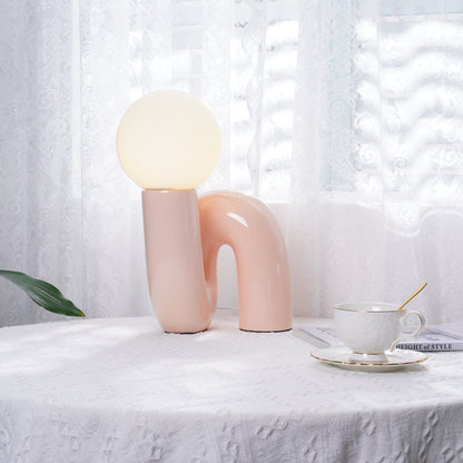 Lampa stołowa spiralna Radal