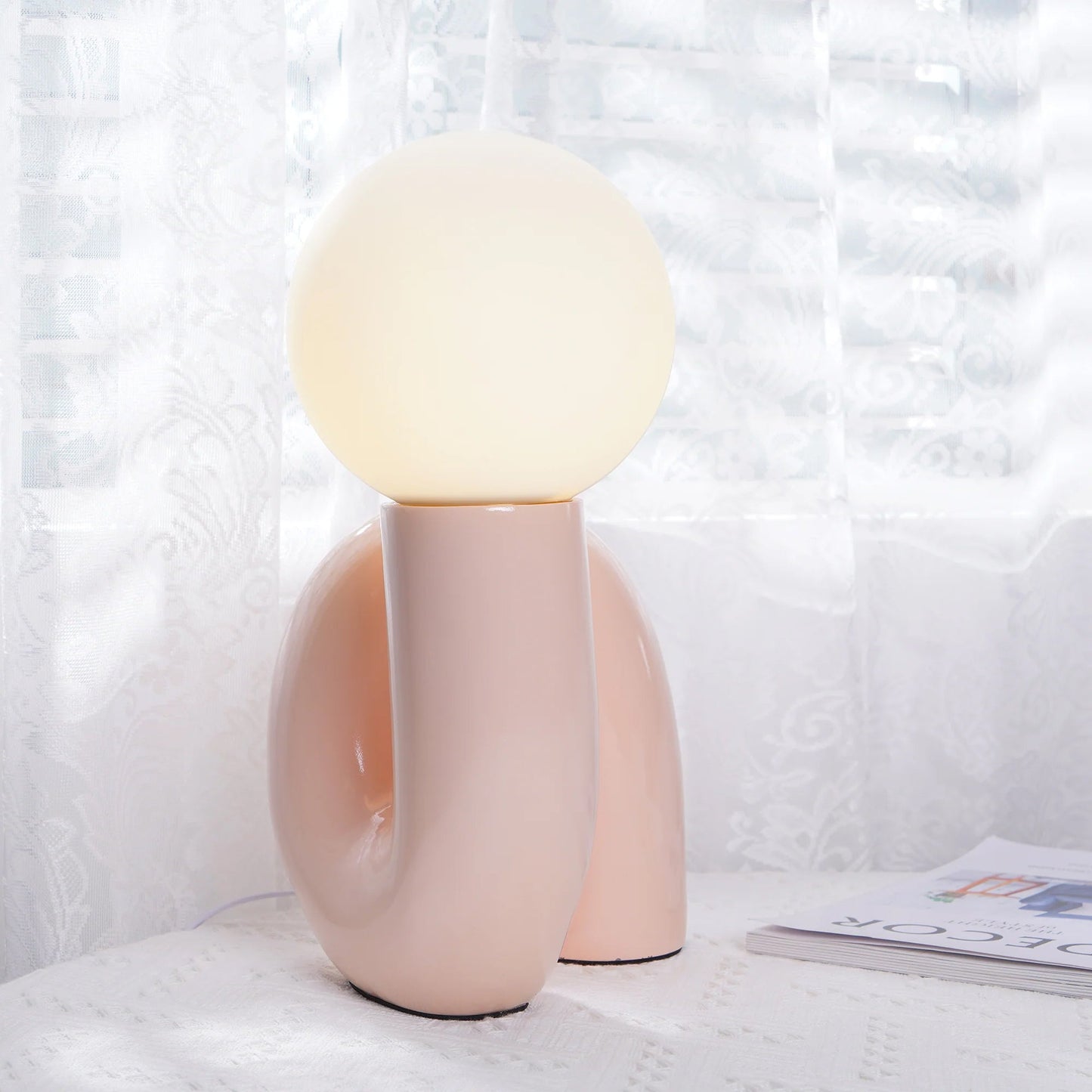 Lampa stołowa spiralna Radal