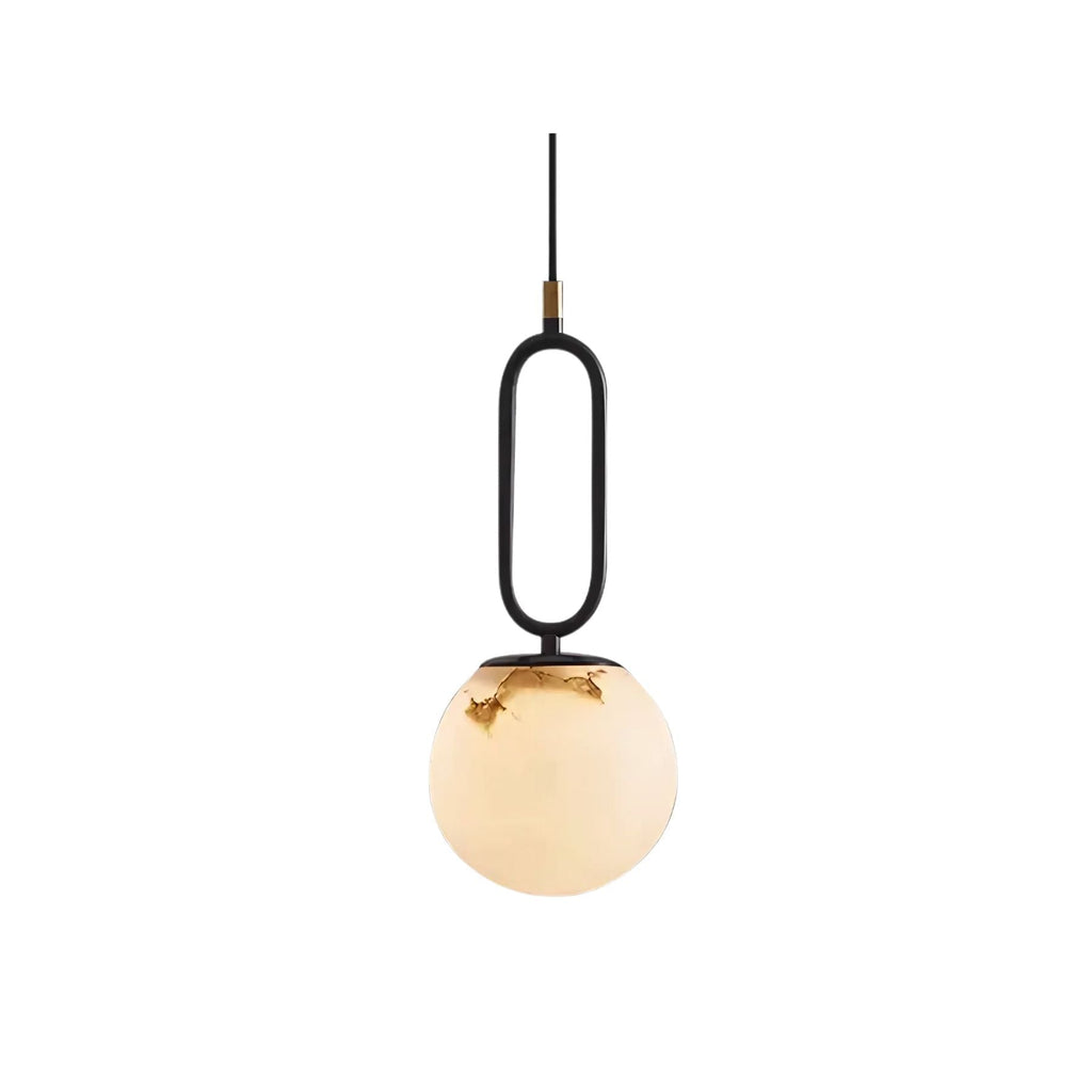 Lampa wisząca Lacose z trawertynu